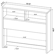 Westpark 3-piece Full Bedroom Set Bookcase Headboard Pine - 315881F-SET