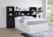 Westpark 3-piece Queen Bedroom Set Bookcase Headboard Black - 315851Q-SET