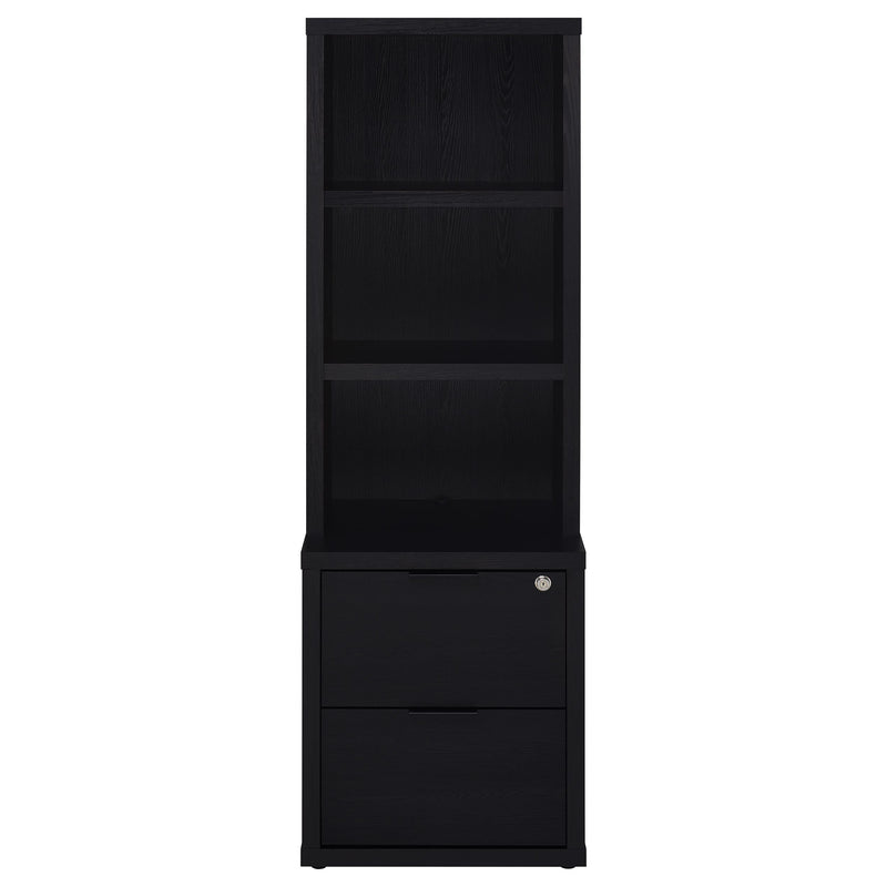 Westpark 3-piece Queen Bedroom Set Bookcase Headboard Black - 315851Q-SET