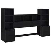 Westpark 3-piece Queen Bedroom Set Bookcase Headboard Black - 315851Q-SET