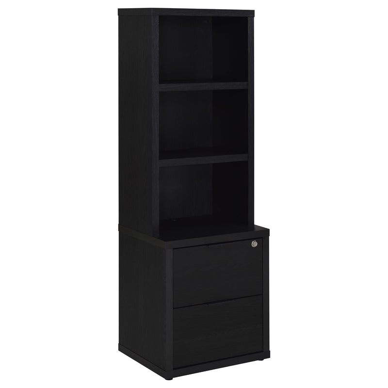 Westpark 3-piece Queen Bedroom Set Bookcase Headboard Black - 315851Q-SET