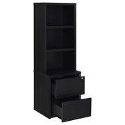 Westpark 3-piece Twin Bedroom Set Bookcase Headboard Black - 315851T-SET