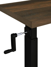 Westpark Height Adjustable Mobile Bedroom C-Table Dark Pine - 315886