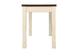 Whitesburg Brown/Cottage White Dining Bench - Gate FurnitureAccent Bench