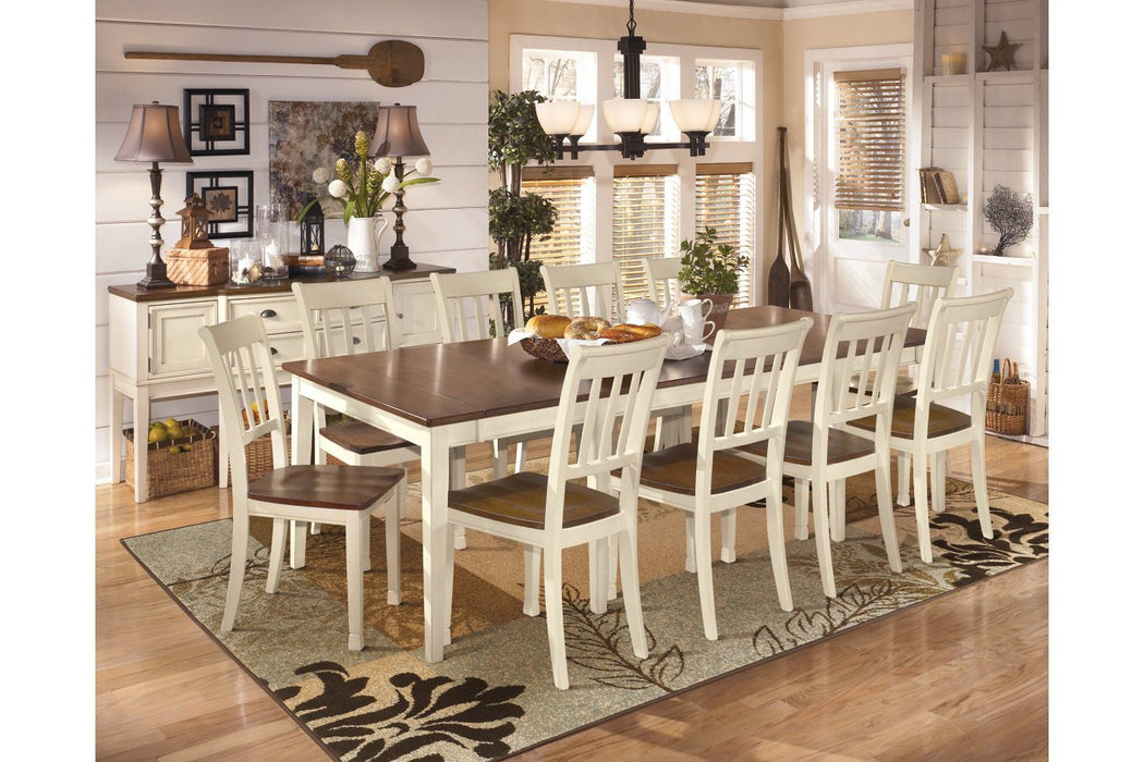 Whitesburg Brown/Cottage White Dining Chair (Set of 2) - Gate FurnitureDining Chair