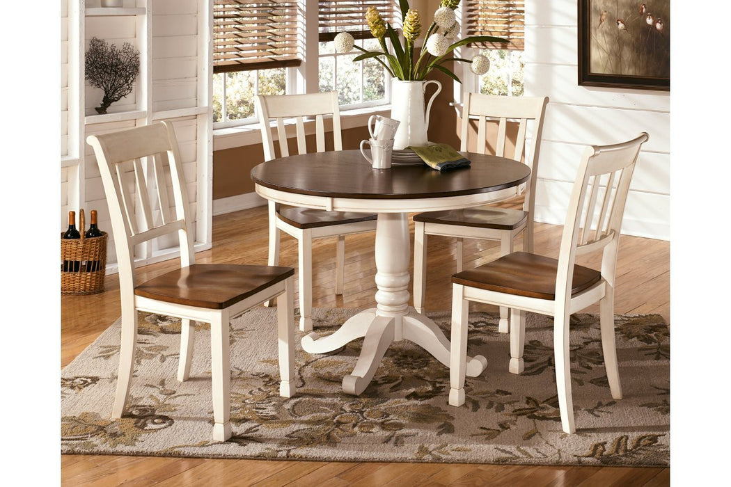 Whitesburg Brown/Cottage White Dining Chair (Set of 2) - Gate FurnitureDining Chair