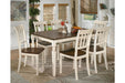 Whitesburg Brown/Cottage White Dining Chair (Set of 2) - Gate FurnitureDining Chair
