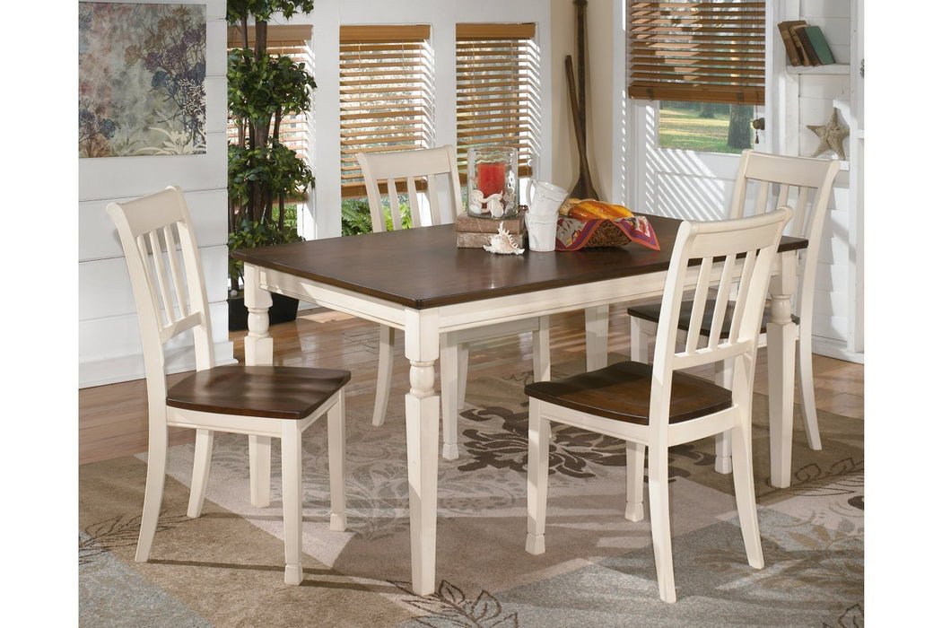 Whitesburg Brown/Cottage White Dining Chair (Set of 2) - Gate FurnitureDining Chair