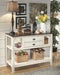 Whitesburg Brown/Cottage White Dining Server - Gate FurnitureCabinet