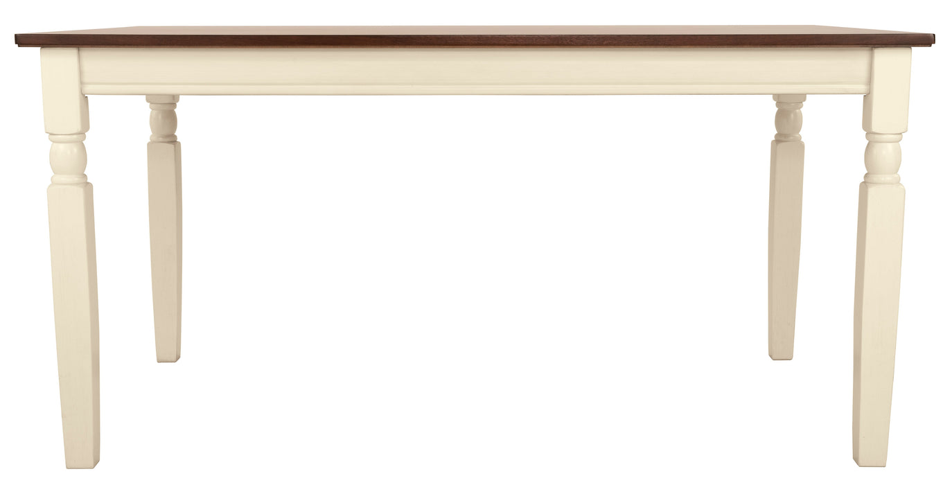 Whitesburg Brown/Cottage White Rectangular Dining Set - Gate FurnitureDining Room Set