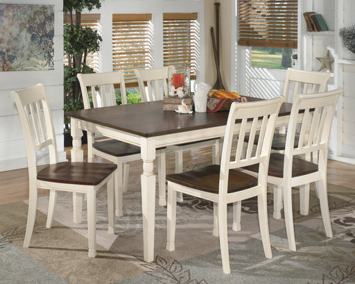 Whitesburg Brown/Cottage White Rectangular Dining Set - Gate FurnitureDining Room Set
