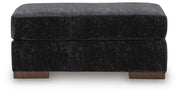Whitmore Manor Black Pearl Ottoman - 8040414