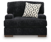 Whitmore Manor Black Pearl Oversized Chair - 8040423
