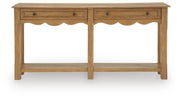 Whitmund Light Brown Console Sofa Table - A4000732
