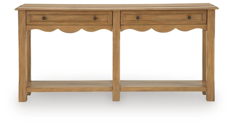 Whitmund Light Brown Console Sofa Table - A4000732