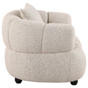 Whitney Contemporary Channel Tufted Woven Fabric Upholstered Accent Chair - 503723