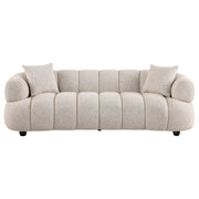Whitney Contemporary Channel Tufted Woven Fabric Upholstered Sofa - 503721