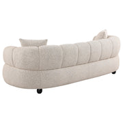 Whitney Contemporary Channel Tufted Woven Fabric Upholstered Sofa - 503721