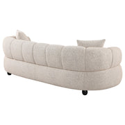 Whitney Contemporary Channel Tufted Woven Fabric Upholstered Sofa - 503721