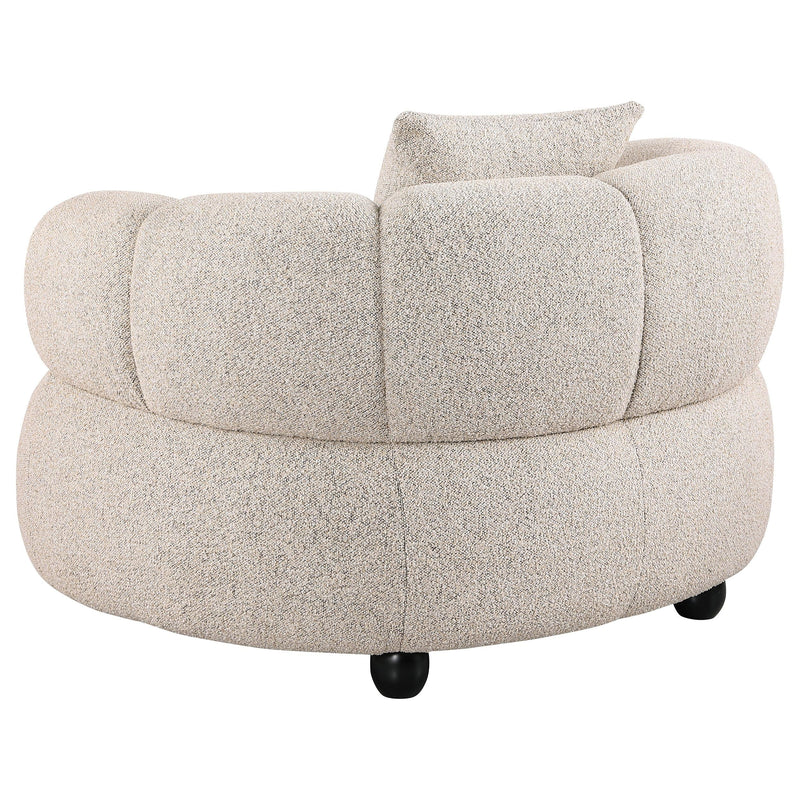 Whitney Contemporary Channel Tufted Woven Fabric Upholstered Sofa Set - 503721-S3