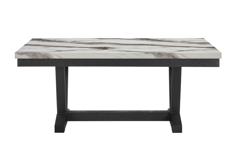 D1319 Black/White Dining Table - D1319DT-BLK/WHT