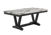 D1319 Black/White Dining Table - D1319DT-BLK/WHT