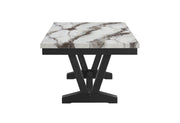 D1319 Black/White Dining Table - D1319DT-BLK/WHT