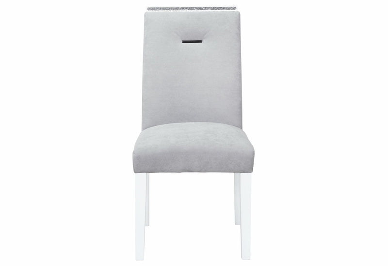 Monaco Dining Chair - MONACO-DC-GRY/WHT-N