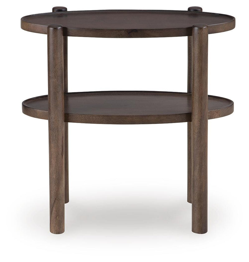 Wiattbury Gray Brown Accent Table - A4000714