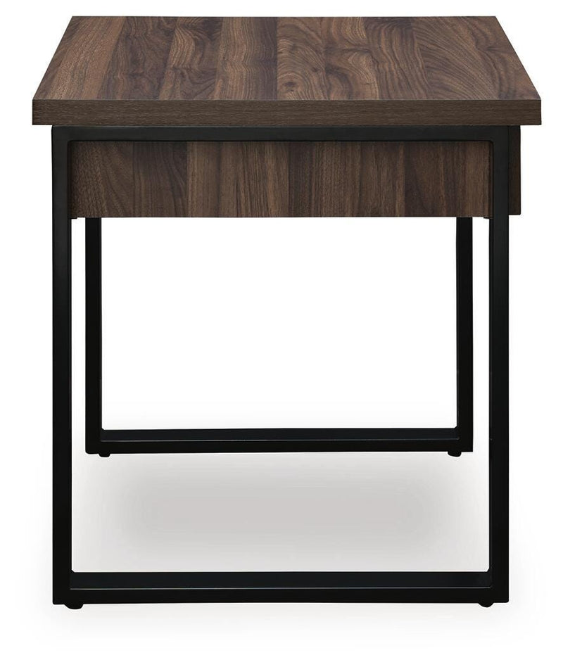Wickman Falls Dark Brown End Table - T318-2