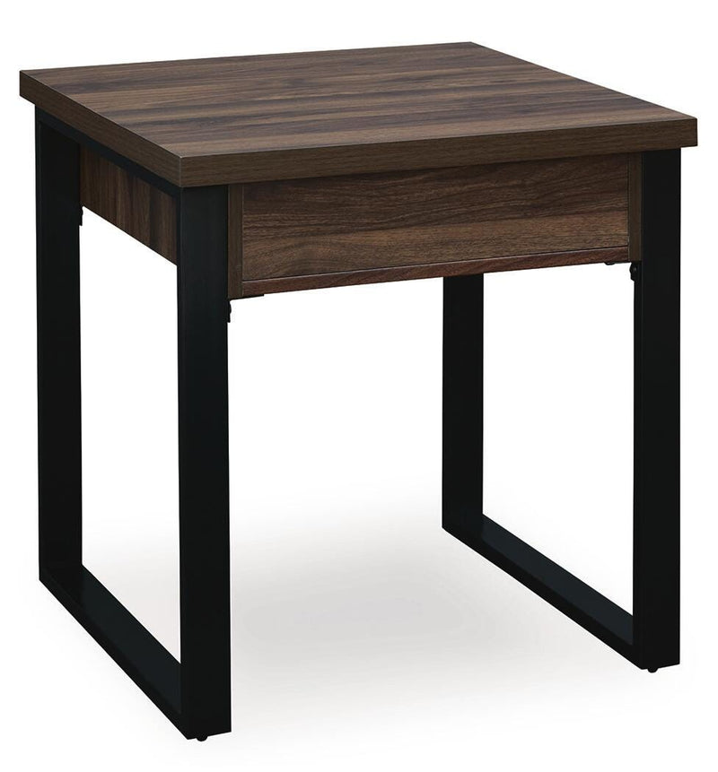 Wickman Falls Dark Brown End Table - T318-2