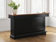 Wildenauer Brown/Black 78" Bar - D634-65