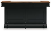 Wildenauer Brown/Black 78" Bar - D634-65