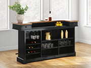 Wildenauer Brown/Black 78" Bar - D634-65