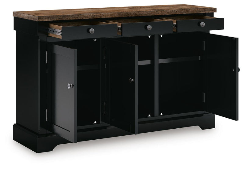 Wildenauer Brown/Black Dining Buffet - D634-80