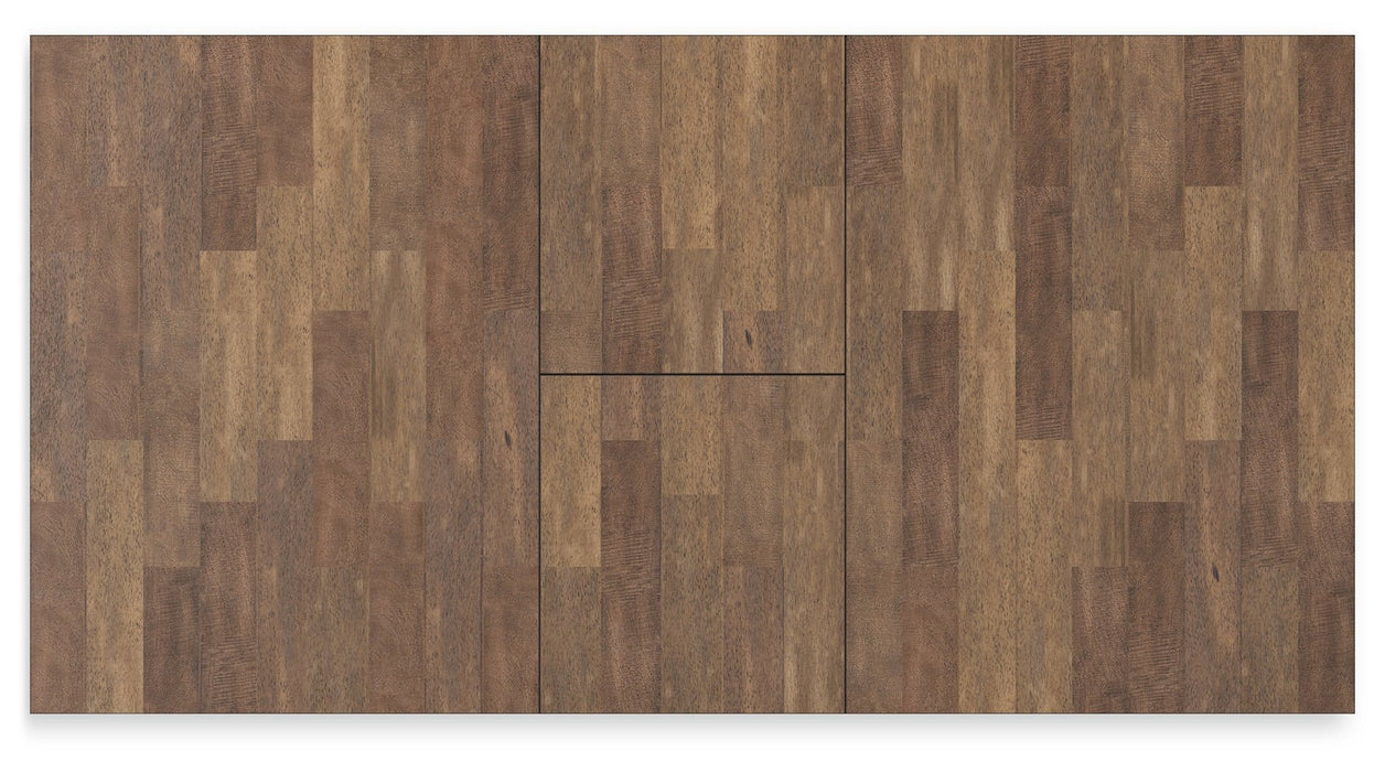 Wildenauer Brown/Black Dining Table and 6 Chairs - Gate FurnitureDining Room Set