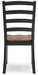 Wildenauer Brown/Black Dining Table and 6 Chairs - Gate FurnitureDining Room Set