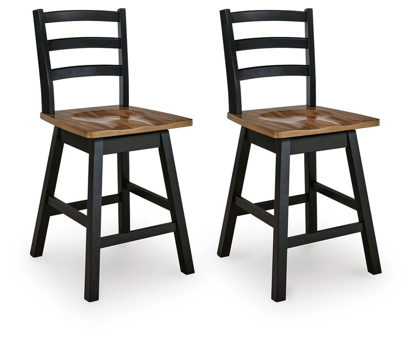Wildenauer Counter Height Barstool (Set of 2) - D634-224X2
