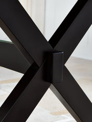 Wildenauer Dining Table and 8 Chairs in Brown/Black from Ashley - Lara Furniture
