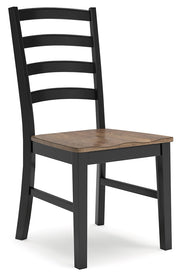 Wildenauer Dining Table and 8 Chairs in Brown/Black from Ashley - Lara Furniture