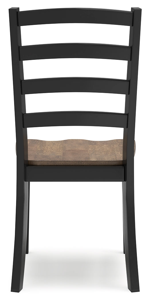 Wildenauer Dining Table and 8 Chairs in Brown/Black from Ashley - Lara Furniture