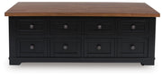 Wildenauer Lift-top Coffee Table and 2 Chairside End Tables - T664T1
