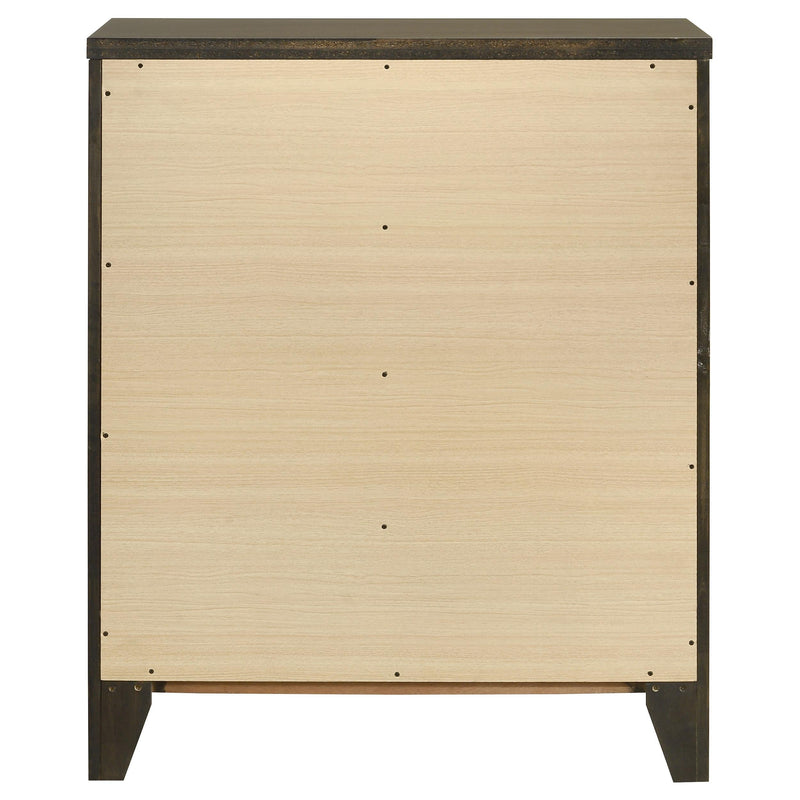 Wilkes 4-drawer Chest of Drawers Dark Cocoa - 224425