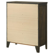 Wilkes 4-drawer Chest of Drawers Dark Cocoa - 224425