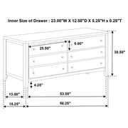 Wilkes 4-piece Full Bedroom Set Dark Cocoa - 224421F-S4