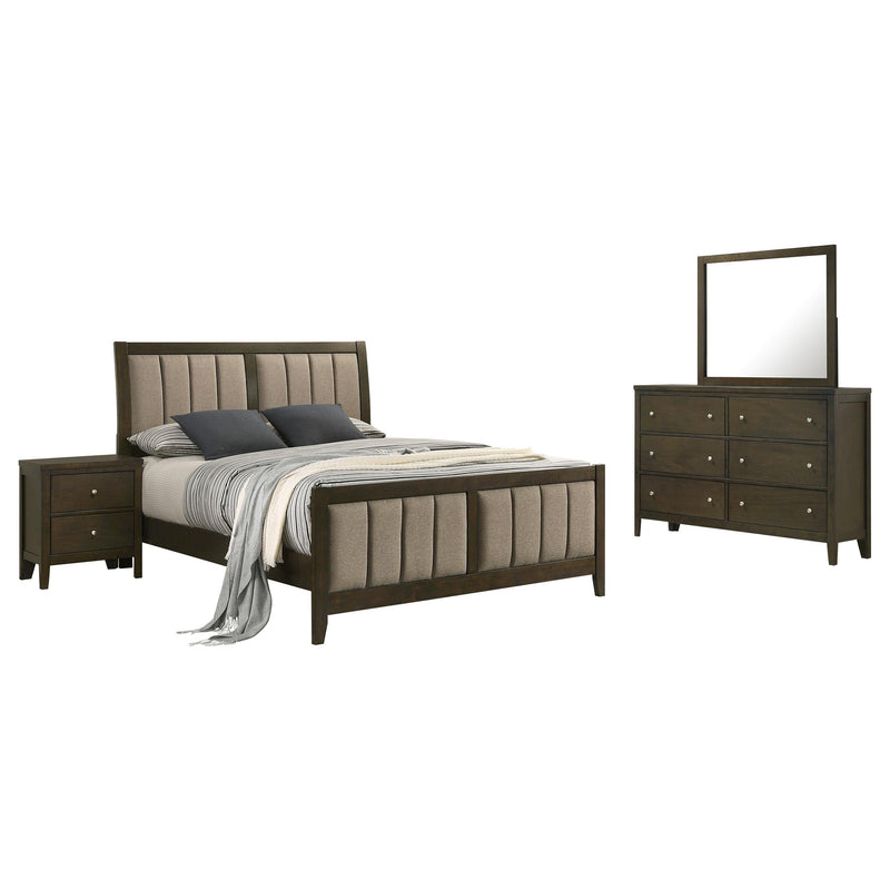 Wilkes 4-piece Full Bedroom Set Dark Cocoa - 224421F-S4