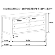 Wilkes 4-piece Queen Bedroom Set Dark Cocoa - 224421Q-S4