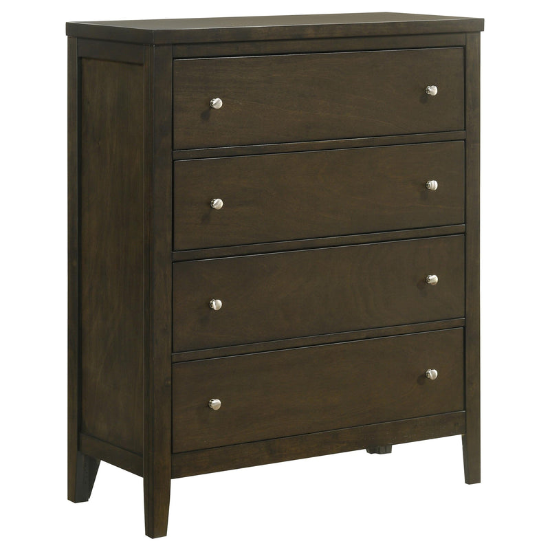 Wilkes 5-piece Queen Bedroom Set Dark Cocoa - 224421Q-S5