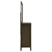 Wilkes 6-drawer Dresser and Mirror Dark Cocoa - 224423M