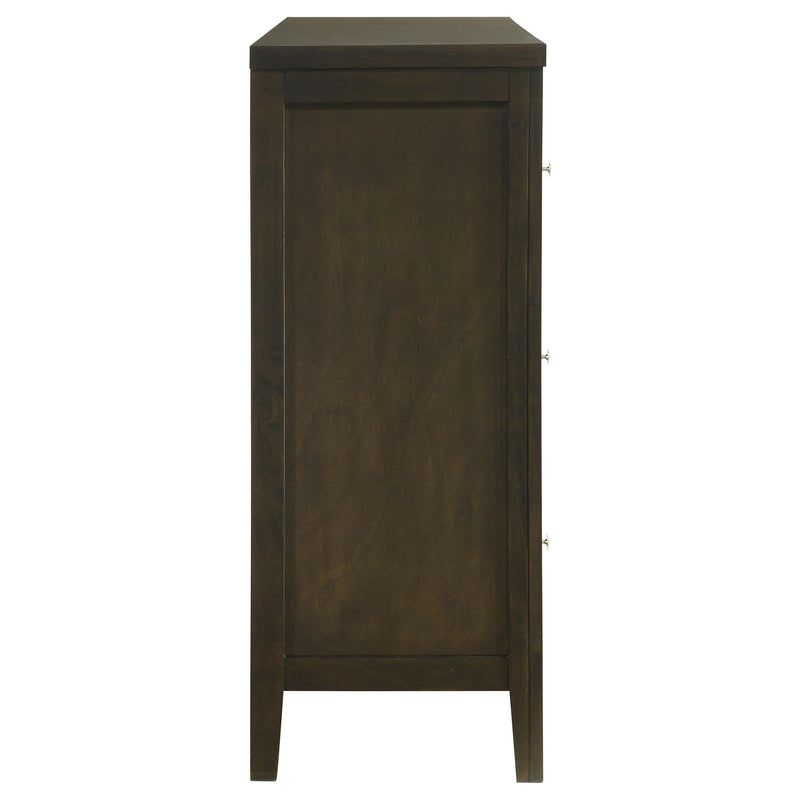 Wilkes 6-drawer Dresser Cabinet Dark Cocoa - 224423